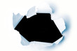 Hole in paper