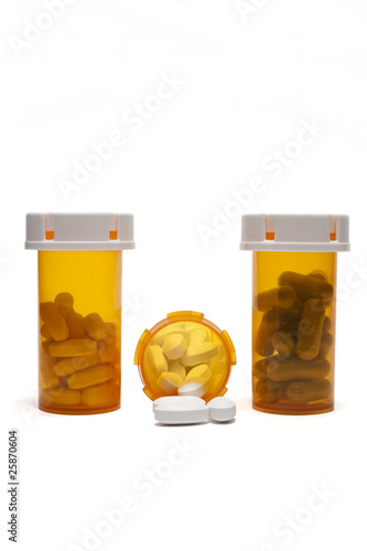 Photo: Three Prescription Bottles Three Prescription Bottles