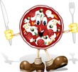 Pizza Cartoon-Vector