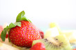 Strawberry on Fruits Platter