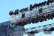 projecteurs d'éclairage de scène de spectacle