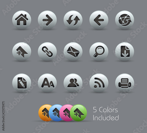Vektor: Navigation / The vector includes 5 colors in different layers. Navigation / The vector includes 5 colors in different layers.
