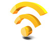 Icona Wi-fi - 3d Icona Wi-fi - 3d