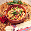 pasta con prosciutto panna e verdure