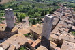Panorama de San Giminiano, Toscane, Italie