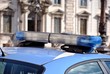 Lampeggiante auto della Polizia