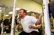 Weightlifter in gym