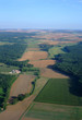 Aerial view of countryside north Yonne Aerial view of countryside north Yonne