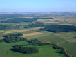 Aerial view of countryside north Yonne Aerial view of countryside north Yonne