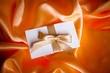 letter with golden ribbon