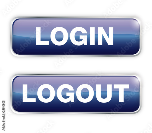 Login Logout Buttons