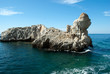 Rocks, sea and clear waters Rocks, sea and clear waters