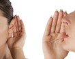 women said woman listening