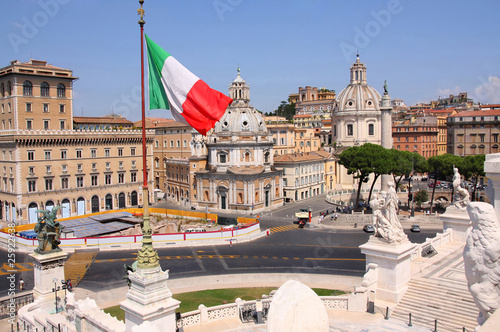 Foto: view of panorama Rome, Italy view of panorama Rome, Italy