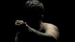 Video: Boxer Sparring in Shadows (medium) Boxer Sparring in Shadows (medium)