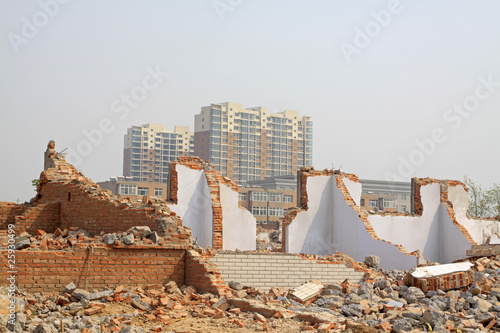 Photo: housing demolition materials housing demolition materials