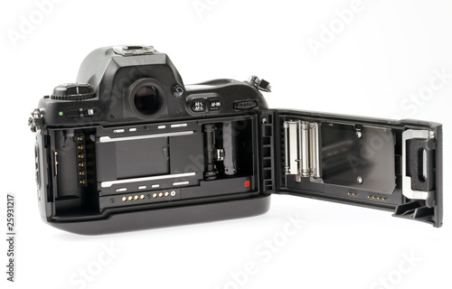 35mm Camera on 35mm Film Slr Camera With Loading Door Open Leschnyhan 25931217