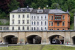 Häuser am Elbufer in Königstein (Sachsen)