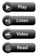 MEDIA Web Buttons (read video listen play watch player news key) MEDIA Web Buttons (read video listen play watch player news key)