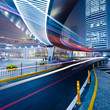 light trails