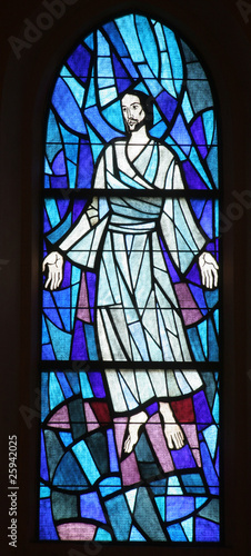 Photo: Transfiguration of Jesus, stained glass Transfiguration of Jesus, stained glass