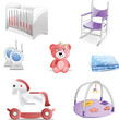 Baby Nursery Icon Set