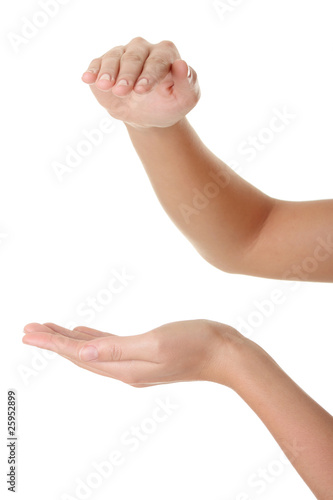 Foto: Empty cupped hand Empty cupped hand