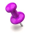 Purple thumbtack
