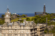 Edingburgh Skyline with the National Monument in the distance