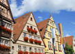 Historic house facades