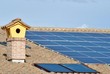 Pannelli fotovoltaici su un tetto