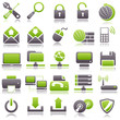 computer Green Icons