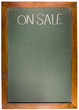 Foto: On sale Copy space green Chalk Board On sale Copy space green Chalk Board