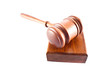 Photo: Gavel on isolated white Gavel on isolated white