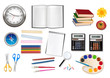 School supplies. Vector. School supplies. Vector.