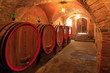 Weinkeller,Rotwein im Barrique-Faß ausgebaut,Toskana,Italien