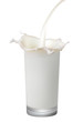 Glass with milk splash. Vector illustration. Glass with milk splash. Vector illustration.