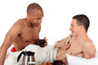 Mixed ethnicity  gay couple