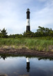 Fire Island Lighthouse and Reflection. Fire Island Lighthouse and Reflection.