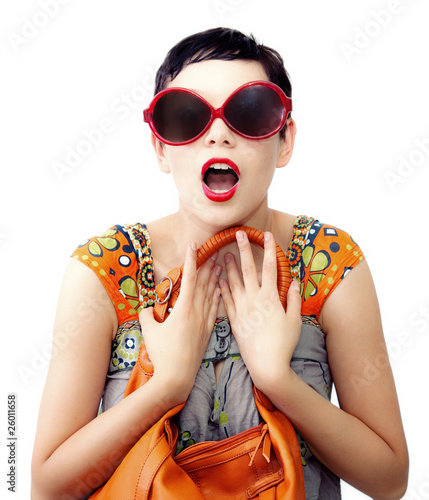 Photo: surprised woman surprised woman