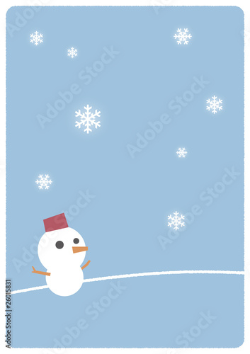 Vector: 雪景色イラスト 雪景色イラスト