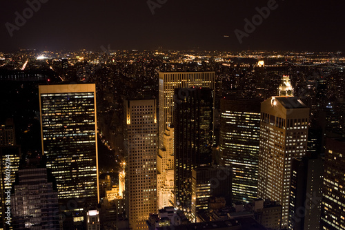 Photo: Skyline von New York City bei Nacht Skyline von New York City bei Nacht