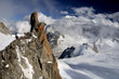 The Mont Blanc from the Aiguille du Midi