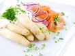 asparagus with smoked salmon