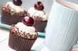 Black forest cupcakes