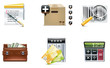 Vector shopping icon set and elements. Part 4