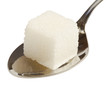 sugar on spoon,isolated on white with clipping path. sugar on spoon,isolated on white with clipping path.