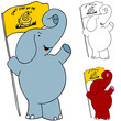 Protest Flag Elephant