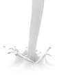 pouring fresh milk