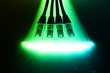 Fiber optics background with lots of light spots